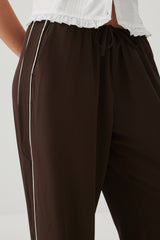 Flowy Twill Wide Leg Pants