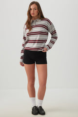 Foldover Waist Mini Biker Shorts