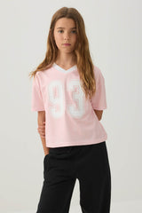 Boxy Sports Jersey Top