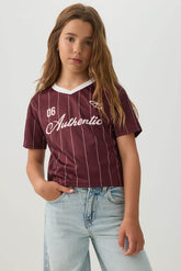 Boxy Sports Jersey Top