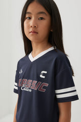 Boxy Sports Jersey Top