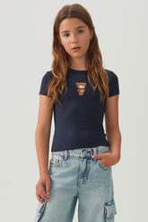 Graphic Print Baby Tee