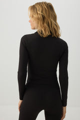 Jersey Zip Up Top
