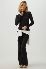 Jersey Zip Up Top