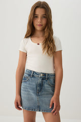 Flower Pointelle Knit Top