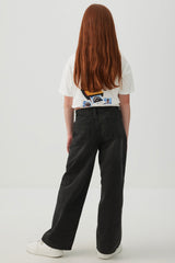 Wide Leg Denim Jeans
