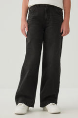 Wide Leg Denim Jeans