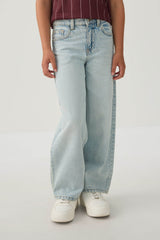 Wide Leg Denim Jeans