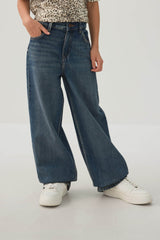 Wide Leg Denim Jeans