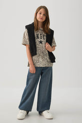 Wide Leg Denim Jeans