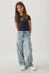 Cargo Wide Leg Jeans