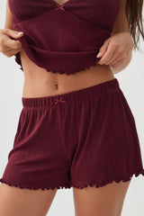 Pointelle PJ Tank Top And Short Set