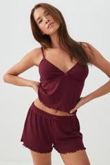 Pointelle PJ Tank Top And Short Set