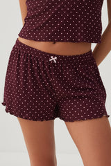 Ribbed Tank Top and Short Pyjamas Set