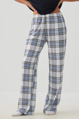 Plaid Super Soft Straight Leg PJ Pants