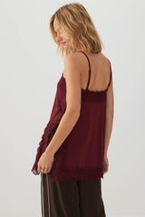Lace Trim Tank Tunic