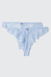 2-Pack Lace Cheeky Panties