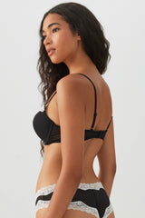 Lace Mesh Push-Up Bra