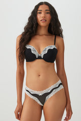 Lace Mesh Push-Up Bra