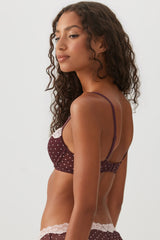 Lace Mesh Push-Up Bra