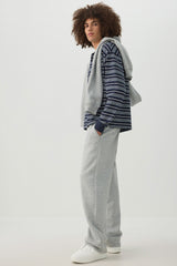 Striped Long Sleeve Polo