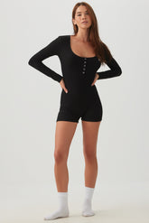 Super Soft Rib PJ Romper