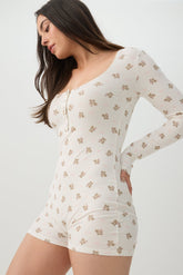 Super Soft Rib PJ Romper