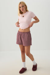 Plaid PJ Shorts