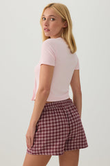 Plaid PJ Shorts