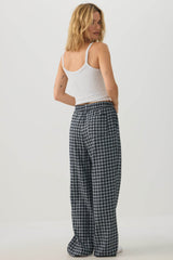 Plaid Loose Pajama Pants
