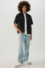 Boxy Fit Short Sleeve Shirt