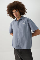 Boxy Fit Short Sleeve Shirt