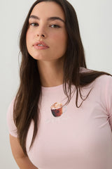 Printed Rib PJ T-Shirt