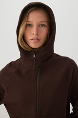 camactive⢠Waffle knit Boxy Zip Up Jacket