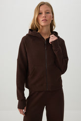 camactive⢠Waffle knit Boxy Zip Up Jacket