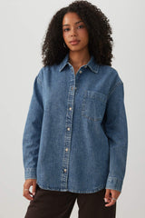 Oversized Denim Shirt