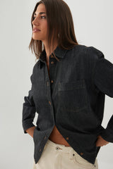 Oversized Denim Shirt