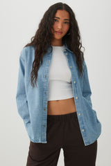 Oversized Denim Shirt
