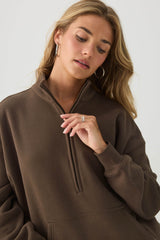 MADESOFT⢠Fleece Oversized Half Zip Sweatshirt