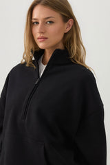 MADESOFT⢠Fleece Oversized Half Zip Sweatshirt
