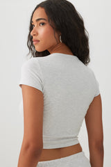 BASICORE⢠Cap Sleeve Fitted T-Shirt