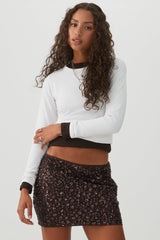 Beaded Micro Skirt