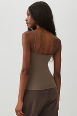 Smoothcore⢠Scoop Neck Crop Tank Top