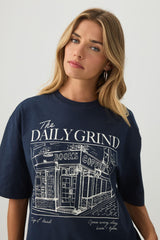 Oversized Graphic Cotton T-Shirt