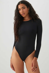 Crew Neck Long Sleeve Bodysuit