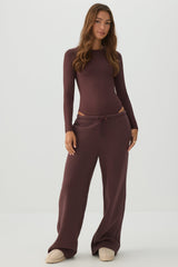 Crew Neck Long Sleeve Bodysuit