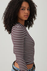 Rib Long Sleeve Top