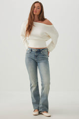 Off Shoulder Sweater