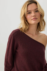 Off Shoulder Knit Sweater
