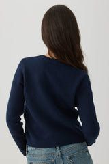 Cropped Button Front Cardigan